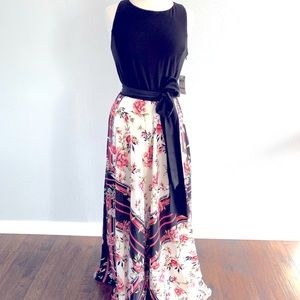 INC floral maxi dress